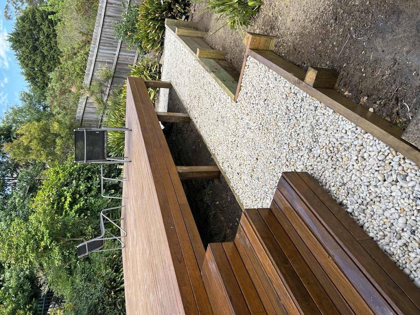 After - Deck Landscaping